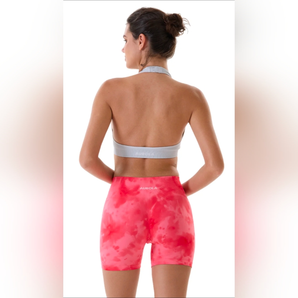 Women's Pink Tie-Dye Shorts